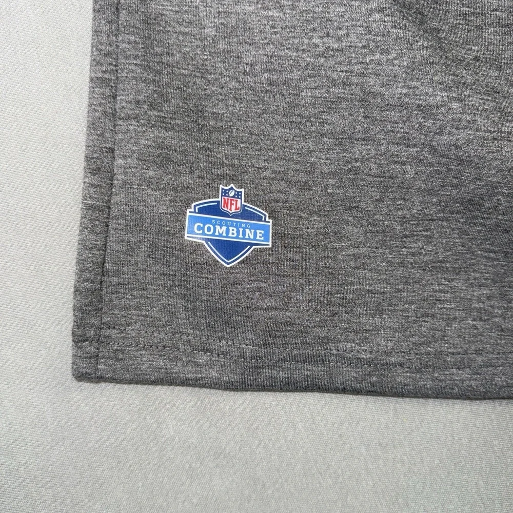 Men's NFL Team Apparel Philadelphia Eagles Scouting Combine Shorts Gray Size XXL